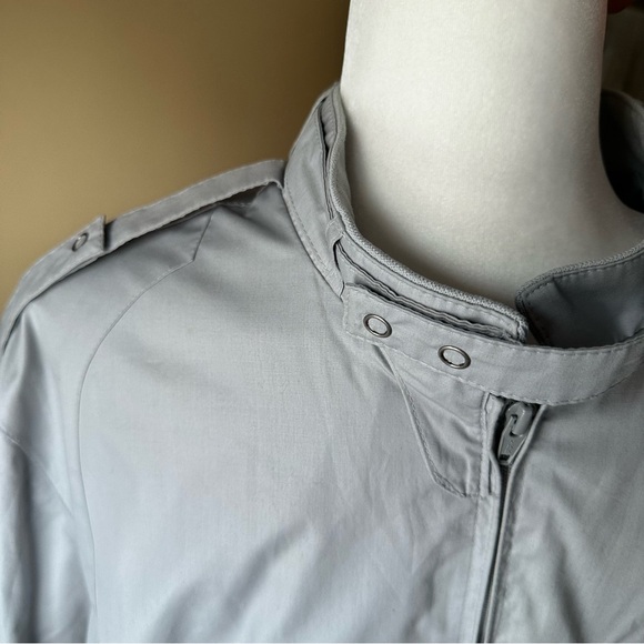 Vintage Members Only Light Grey Jacket Sz 42 Eclectic Grandpa Old School Chic - Picture 3 of 7